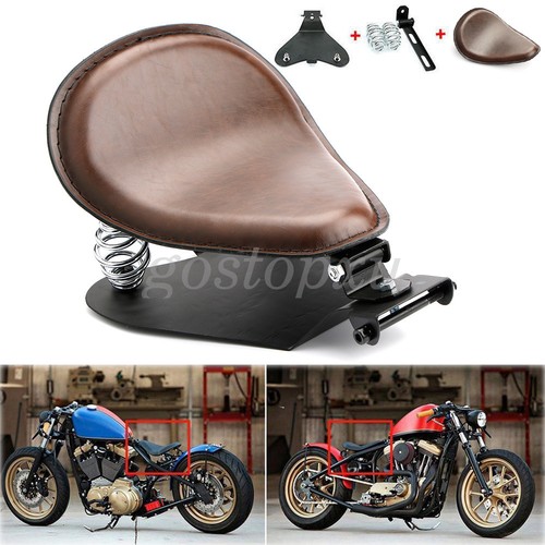 Brown motorcycle solo seat - uk,