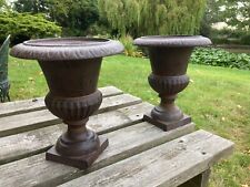 PAIR OF SMALL METAL CAST IRON