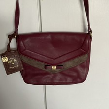 Nica cross body Burgundy  faux