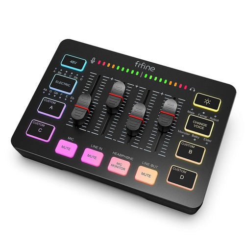 Gaming audio mixer channel - audio, 4-channel