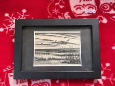 RARE FRAMED MINIATURE ART