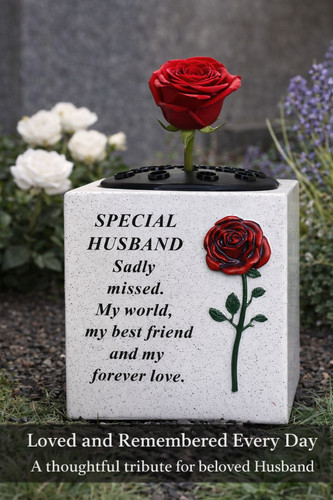 Husband memorial grave - husband,