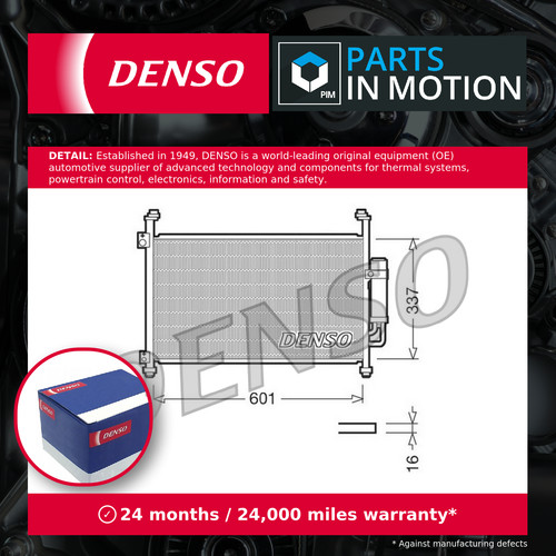 Air con condenser fits honda - fits,