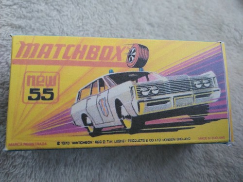 Matchbox no55 police car - no55,