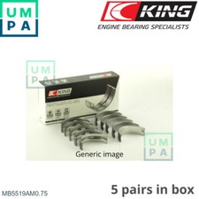 CRANKSHAFT BEARING SET +0.75mm FOR OPEL X12SZ 12XSZ/NZ 1.2L X14XE/14SZ 1.4L 4cyl