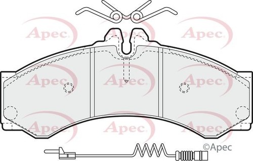 Apec rear brake pad - pad, set