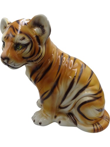 Ceramic tiger figurine - g.e.f.,