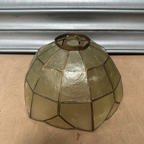 Small capiz shell light shade - capiz,