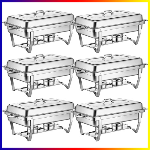 Pack stainless steel chafer - steel,