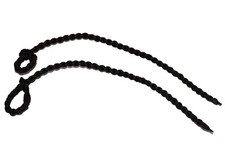 Braided Falconry flying jesses 8" Dacron without clip hole for Hawks and Falcons