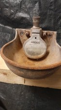 1 Vintage Reclaimed Cast Iron Cattle Water Feeder Trough