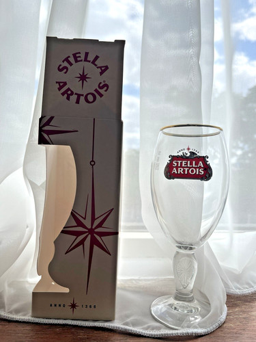 Stella artois chalice glass - artois,