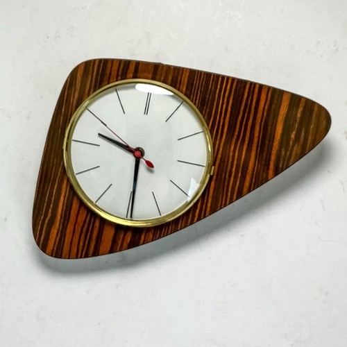 French mid century wall clock - french,