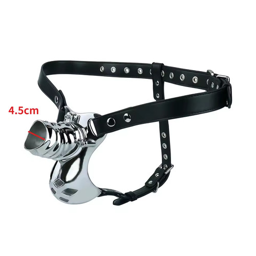 Stainless steel male chastity - stainless,