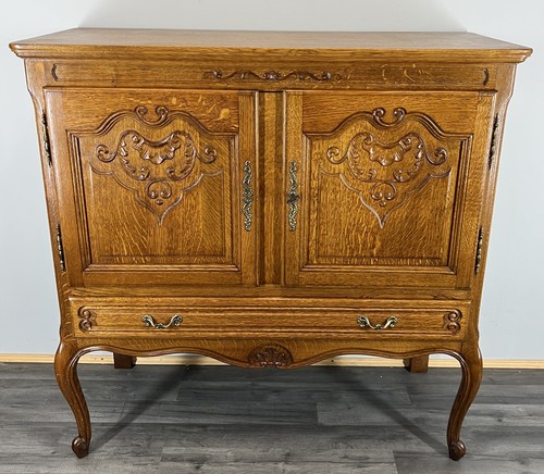 Cabinet vintage french louis - cabinet,