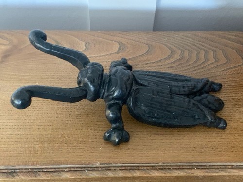 Vintage cast iron beetle - cast, boot