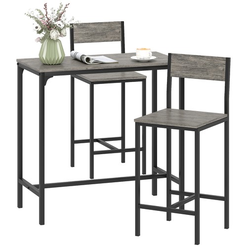 Bar table and stools - bar,