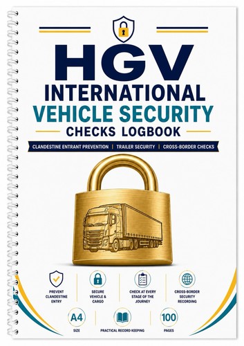Hgv security log book cross - hgv,