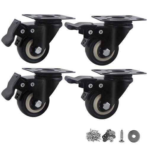 Inch wheel casters set 4 - inch, casters,set