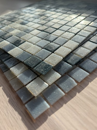 Glass mosaic tiles sheets - glass, for