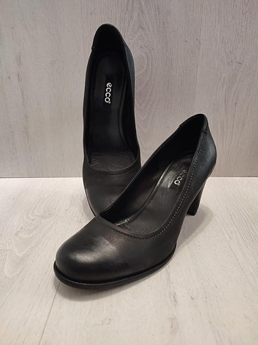 Women ecco heels black leather - women,