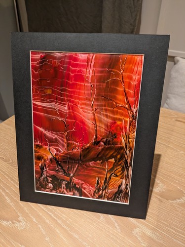 Encaustic wax art - encaustic, fire