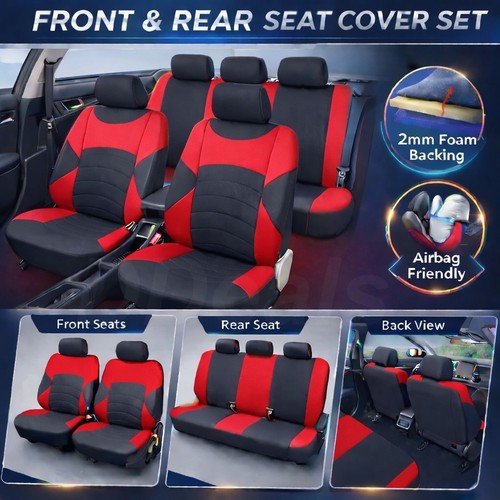 Car seat covers - car, red