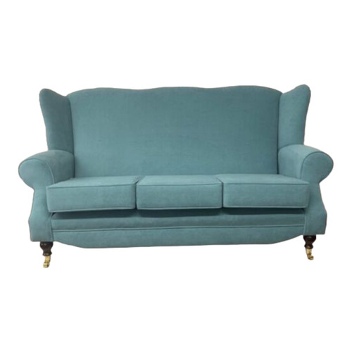 Wing back queen anne seat - back,