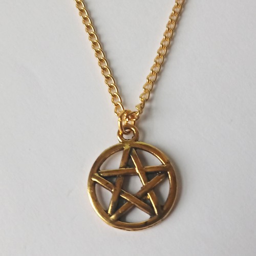 Gold pentagram pentacle - pentagram,