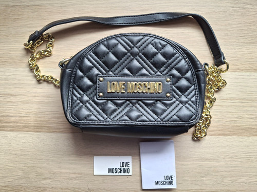 Love moschino black quilted - love,
