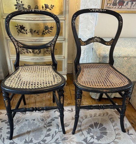 Victorian ebonised balloon - 2,