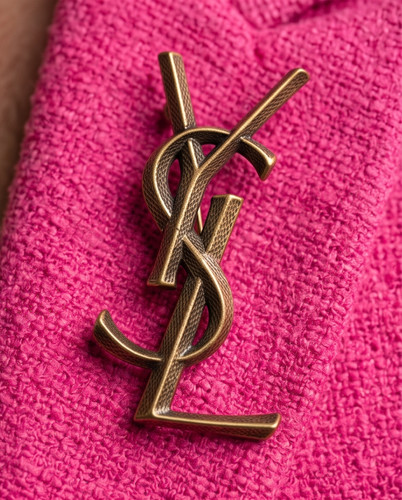 Vtg ysl brooch - vtg,