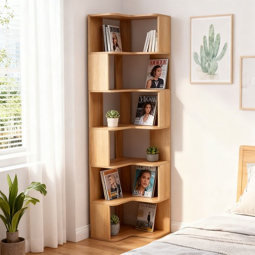 Tier wooden shaped - 6-tier, l-shaped