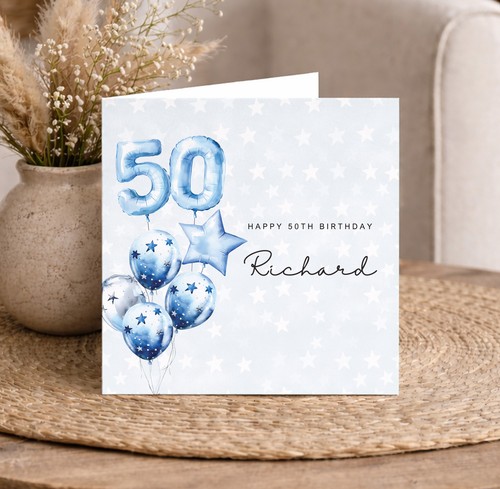 50th birthday personalised - 50th,