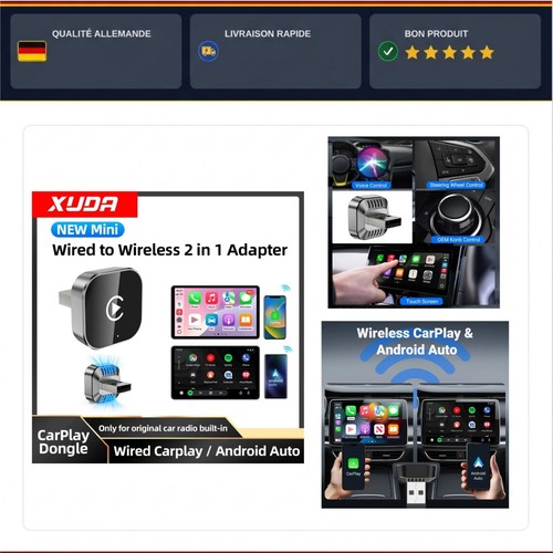 Xuda carplay android auto - xuda,