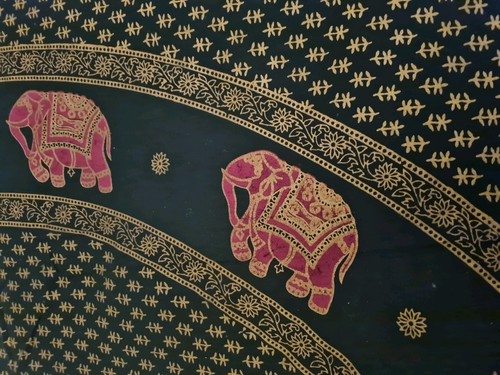 Indian elephant themed - elephant-themed, wall
