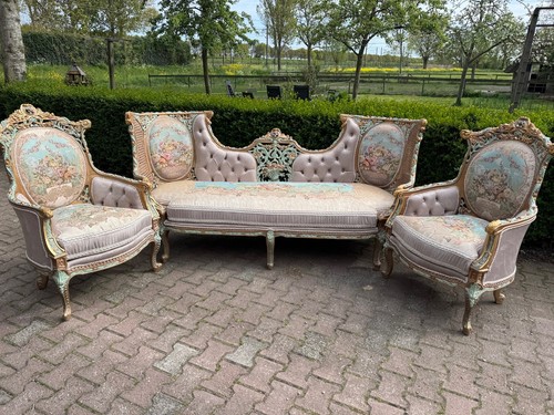 Sofa set french - sofa, xvi