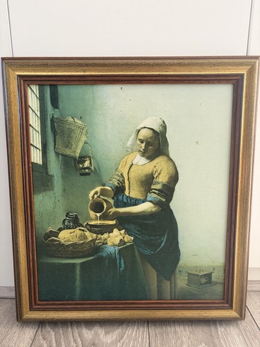 Framed print vermeer the - print,