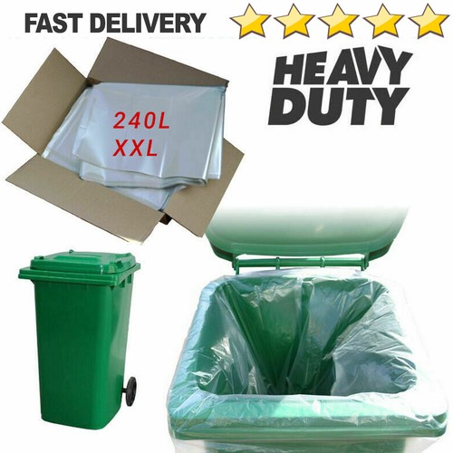 Clear wheelie bin liners - wheelie,