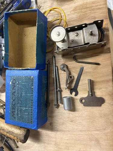 Meccano aero clockwork motor - clockwork,