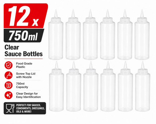 Clear squeeze sauce - squeeze, bottle