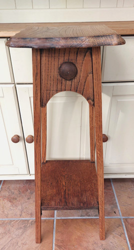 Vintage oak tier plant - oak, 2