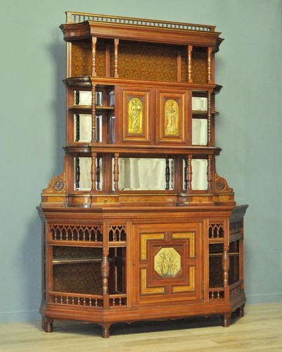 Large antique walnut aesthetic - antique,