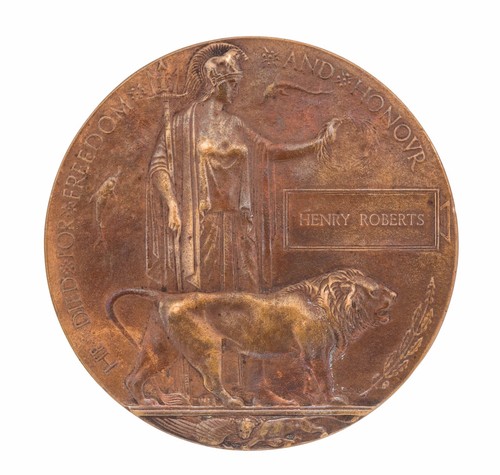 Ww1 memorial plaque henry - ww1,