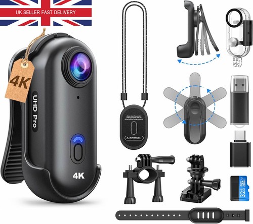 Uhd body camera 32gb - 4k,