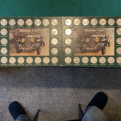 Historic cars coin collection - cars,