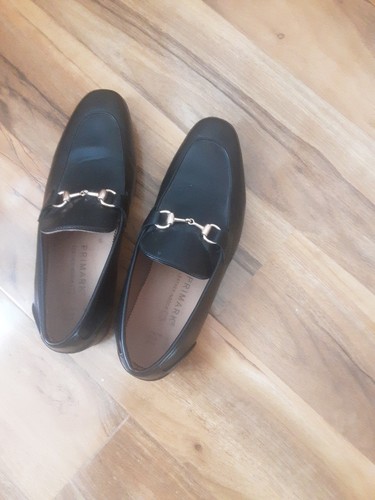 Black leather shoes size8 - shoes,