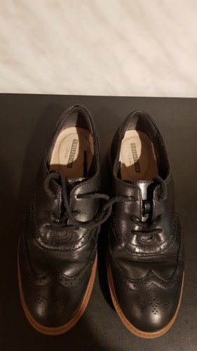 Clarks black brogue shoes 4 - clarks,
