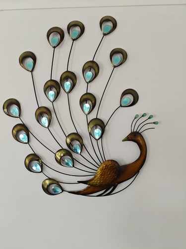 Peacock wall art - wall,