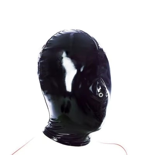 Wetlook shiny cosplay hood - cosplay,
